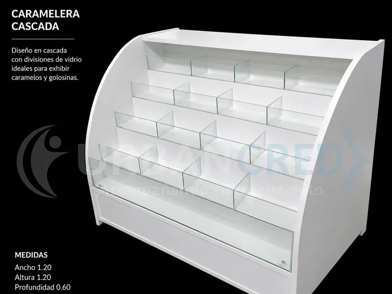 Caramelera cascada con financiero