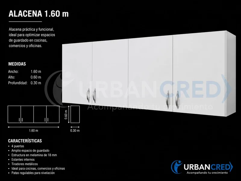 Alacena Urban 1,60 m